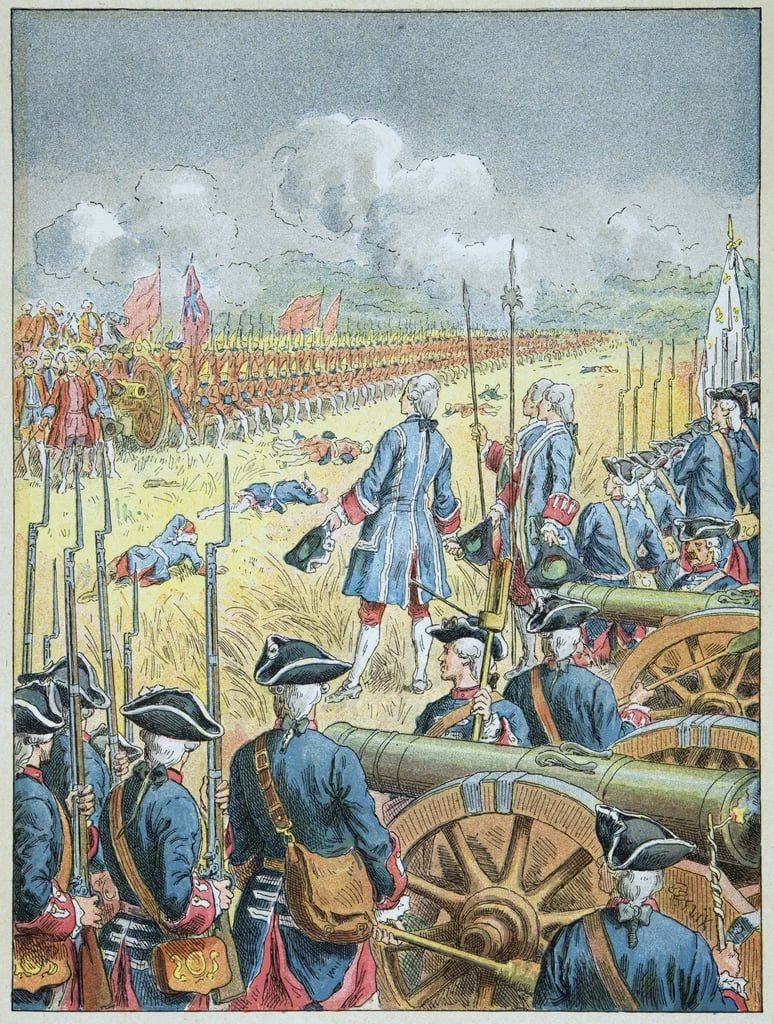 Frederic Theodore Lix - Battaglia di Fontenoy l'11 maggio